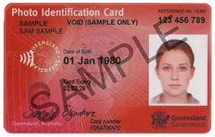 澳洲Photo identification card