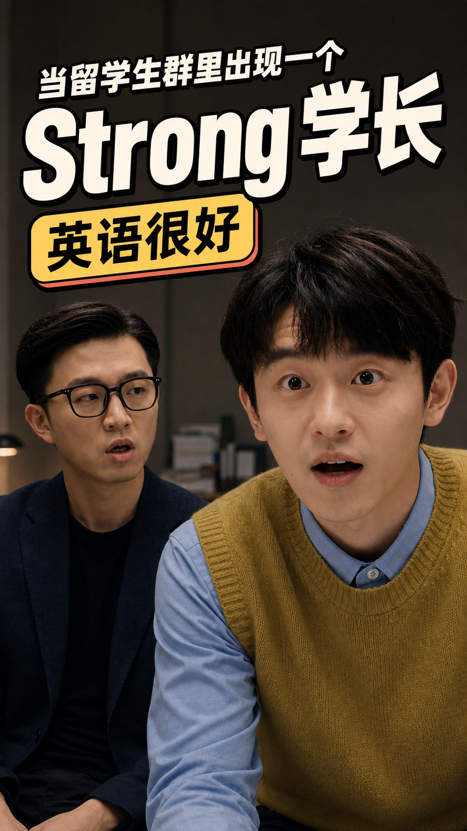 当留学生群里出现一个英语很好的 Strong 学长 封面