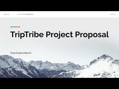 Web开发全栈项目班21期P3 Agile团队项目——TripTribe Proposal展示